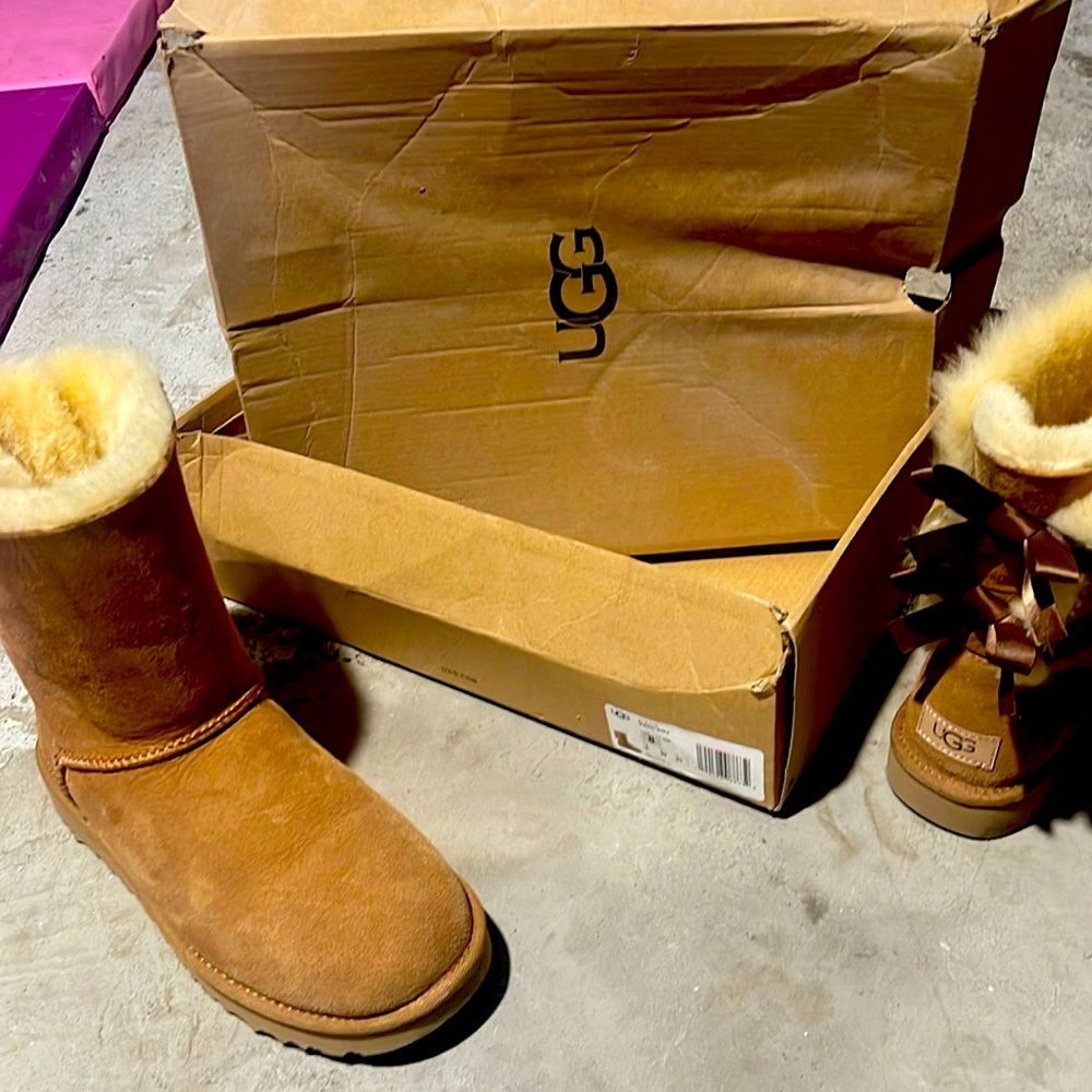 UGG tan boots size 8